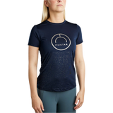 Montar MoSille with Gun Metal Logo T-Shirt #colour_navy