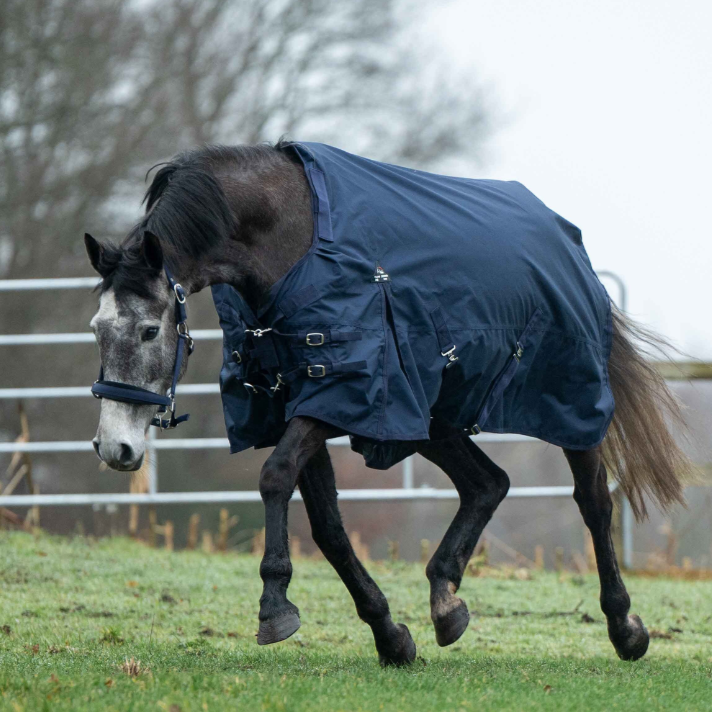 HKM Turnout Rug -Kombi 2- With Clip in System #colour_deep-blue