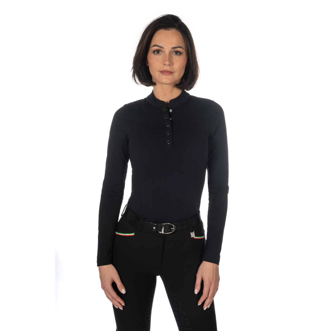 HKM Women's Functional Shirt -Livigno- #colour_black