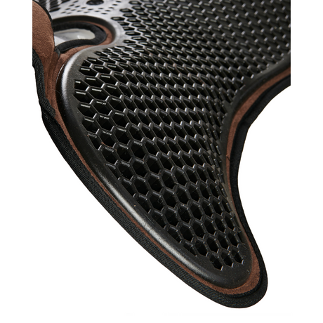 Acavallo Pad SP WFS Suede Hexagonal Gel Front Riser #colour_brown