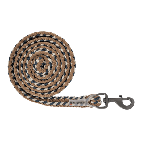 Waldhausen Plus Lead Rope #colour_night-blue-beige-cappuccino