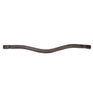 Shires Velociti Lusso Curved Browband #colour_havana