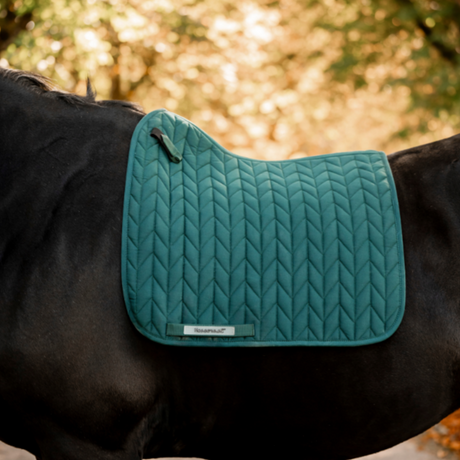 Horseware Ireland Dressage Saddle Pad #colour_dynasty-green