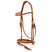 Stubben 2700 Pro-Jump Combined Noseband Snaffle Bridle #colour_tobacco-tobacco