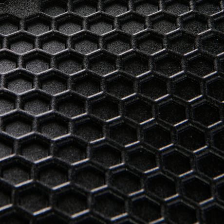 Acavallo Pad SP WFS Suede Hexagonal Gel Front Riser #colour_white