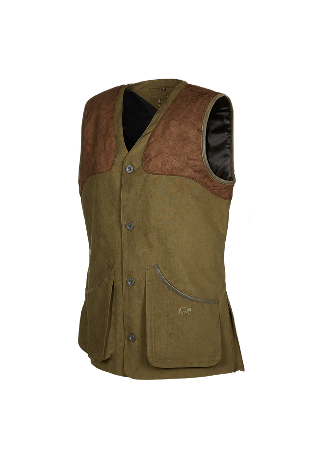 Baleno Dolman Mens Shooting Vest #colour_pine-green