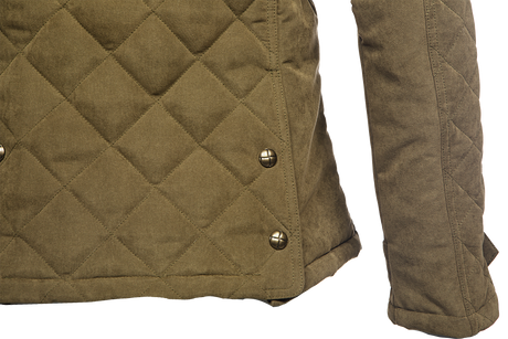 Baleno Halifax Fashionable Quilted Ladies Jacket #colour_light-khaki