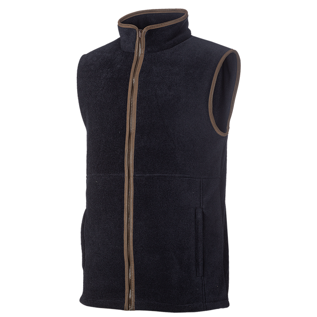 Baleno Holt Mens Fleece Bodywarmer #colour_navy-blue