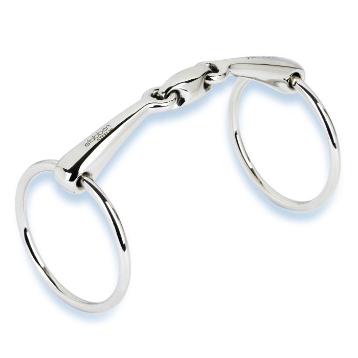 Stubben 2221 Easy Control Stainless Steel Loose Ring Double Broken Snaffle