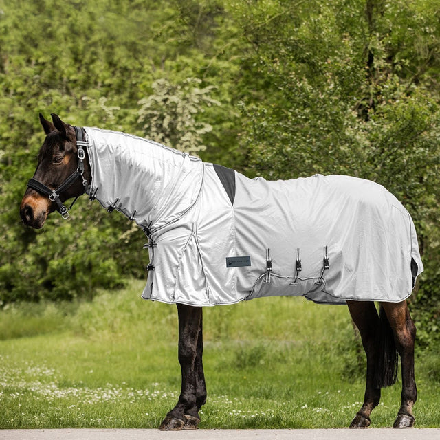 Waldhausen Protect Eczema-Fly Rug #colour_silver-grey-grey