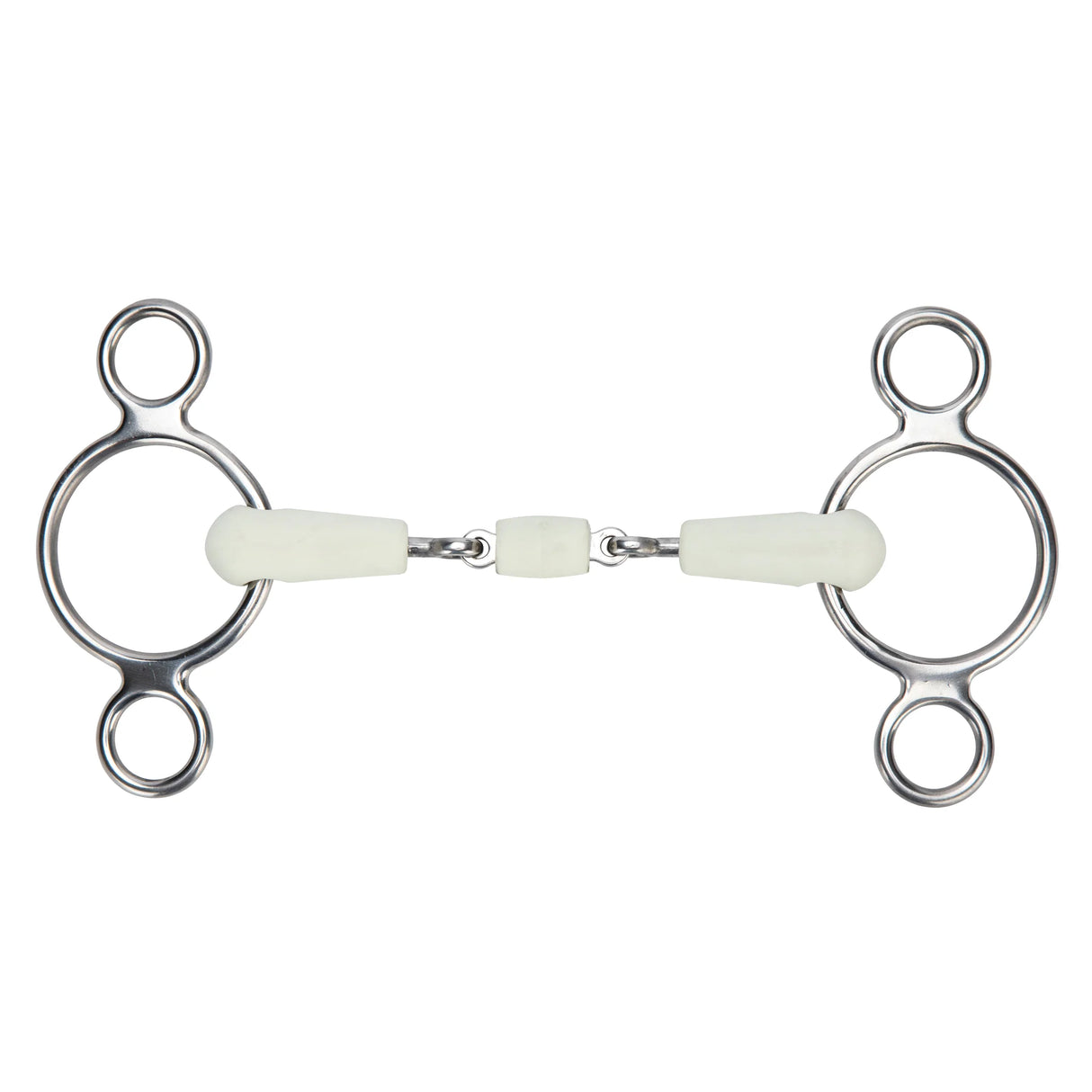 Shires EquiKind Softie 2 Ring Gag Peanut Link