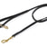 Shires Digby & Fox Padded Leather Dog Lead #colour_black