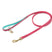 Shires Digby & Fox Padded Leather Dog Lead #colour_pink