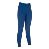 HKM Ladies Silicone Full Seat Riding Tights -Amalfi- #colour_royal-blue