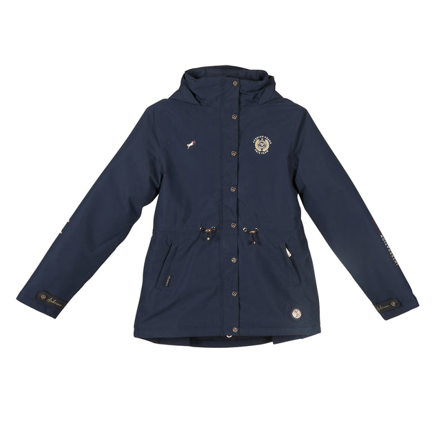 Shires Aubrion Children's Team Waterproof Coat #colour_navy