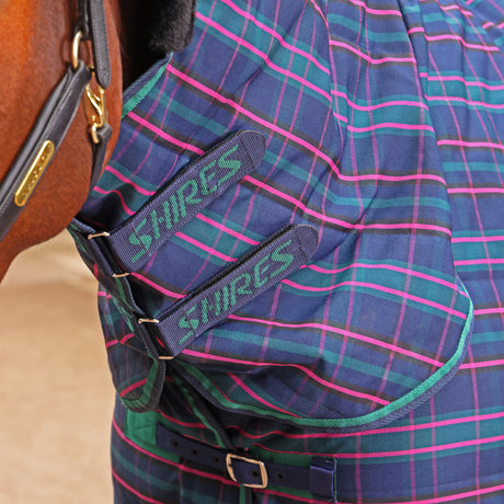 Shires Tempest Plus 100g Stable Combo #colour_navy-tartan