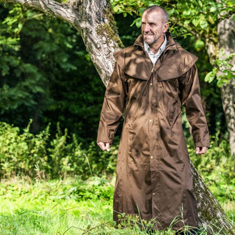 Baleno Newbury Mens Raincoat #colour_earth-brown