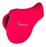Shires ARMA Fleece Saddle Cover #colour_pink