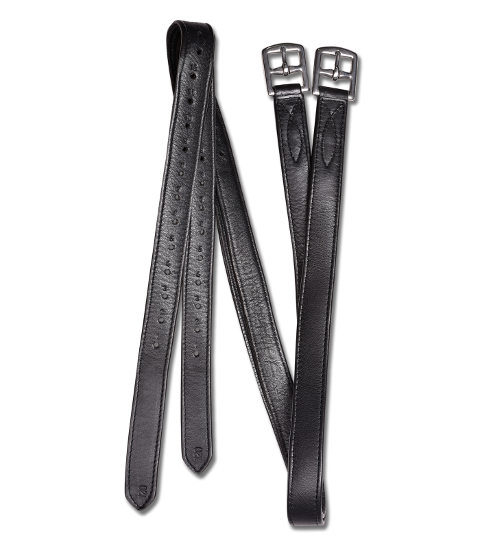 Waldhausen X-Line Soft Stirrup Leathers #colour_black