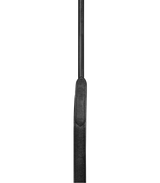 Waldhausen Round Stitched Leather Reins with Hooks #colour_black