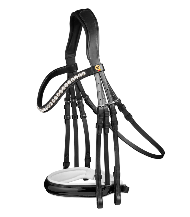 Waldhausen S-Line Double Bridle Timeless #colour_black