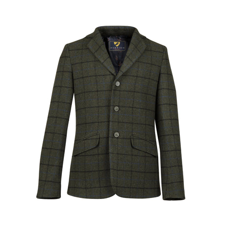 Shires Aubrion Men's Saratoga Jacket #colour_dark-green-check