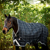 Horseware Ireland Rhino Wug with Vari Layer Medium 250g #colour_black-grey-white-check-grey