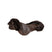 Acavallo Gel NS-S Classic-S 1/2 Cut-Out Flat Pony #colour_brown-brown