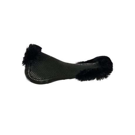 Acavallo Gel NS-S Classic-S 1/2 Cut-Out Flat Pony #colour_black-black