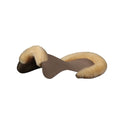 Acavallo Gel Ns-S Classic-S Cut-Out Dri-Lex Flat #colour_brown-natural