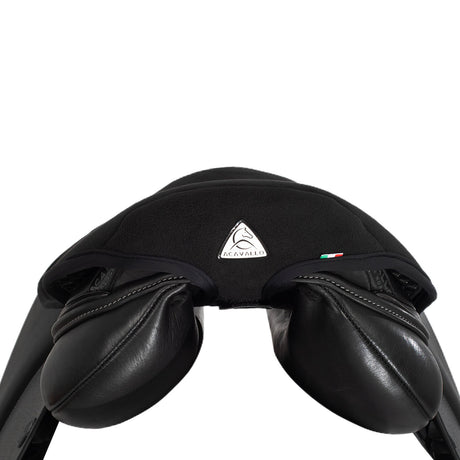 Acavallo Ortho-Pubis Seat Saver Jumping Classic Gel-In Dri-Lex 20mm #colour_black