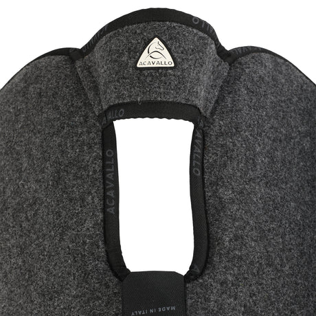 Acavallo Pad Piuma WFS Pocket Double Felt Front Riser #colour_grey