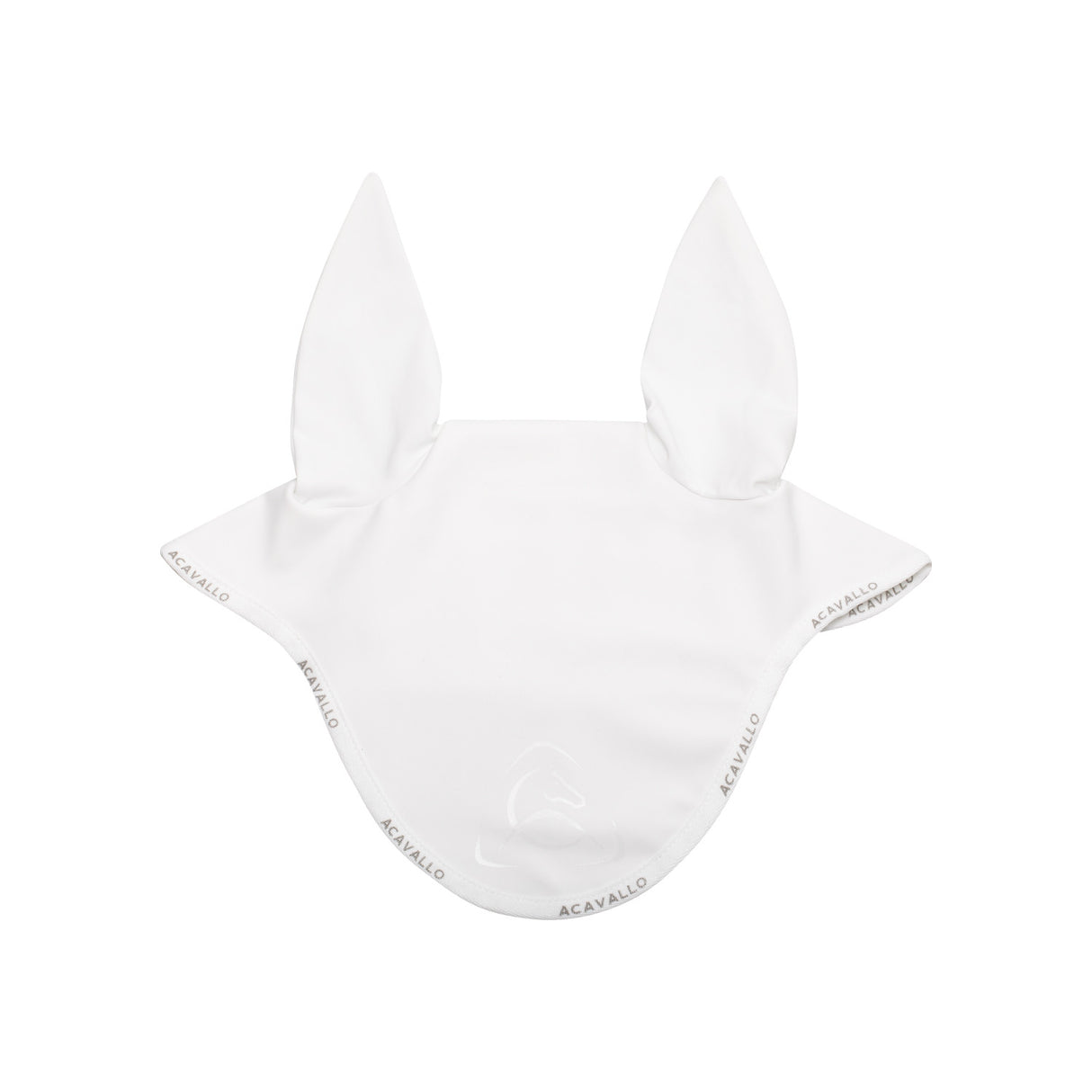 Elastane fly veil silicone logo