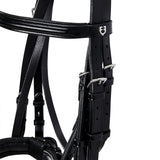 Leather dressage bridle