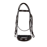 Leather dressage bridle