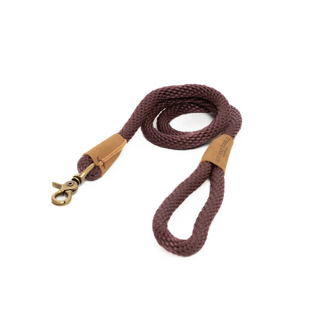 Ruff & Tumble Thick Clip Dog Lead #colour_burgundy