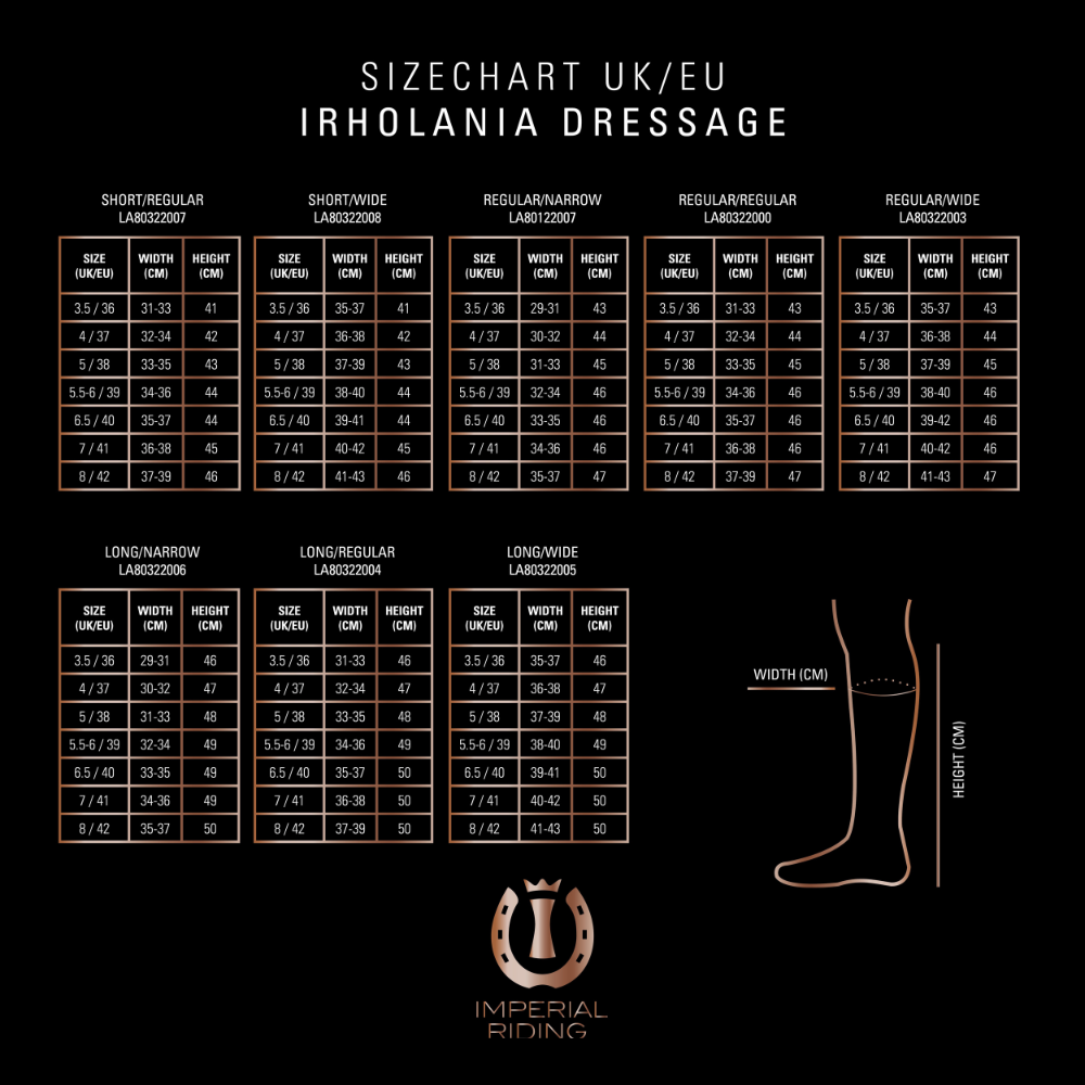 Imperial Riding Olania Long/Narrow Dressage Riding Boots