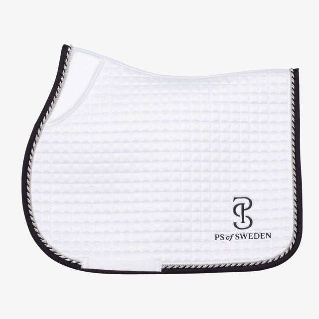 PS of Sweden White Pro Competition Jump Saddle Pad #colour_white