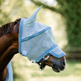 Horseware Ireland Rambo Flymask Plus #colour_heather-blue-blue-silver