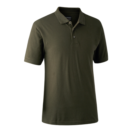 Deerhunter Men's Redding Polo Shirt #colour_bark-green