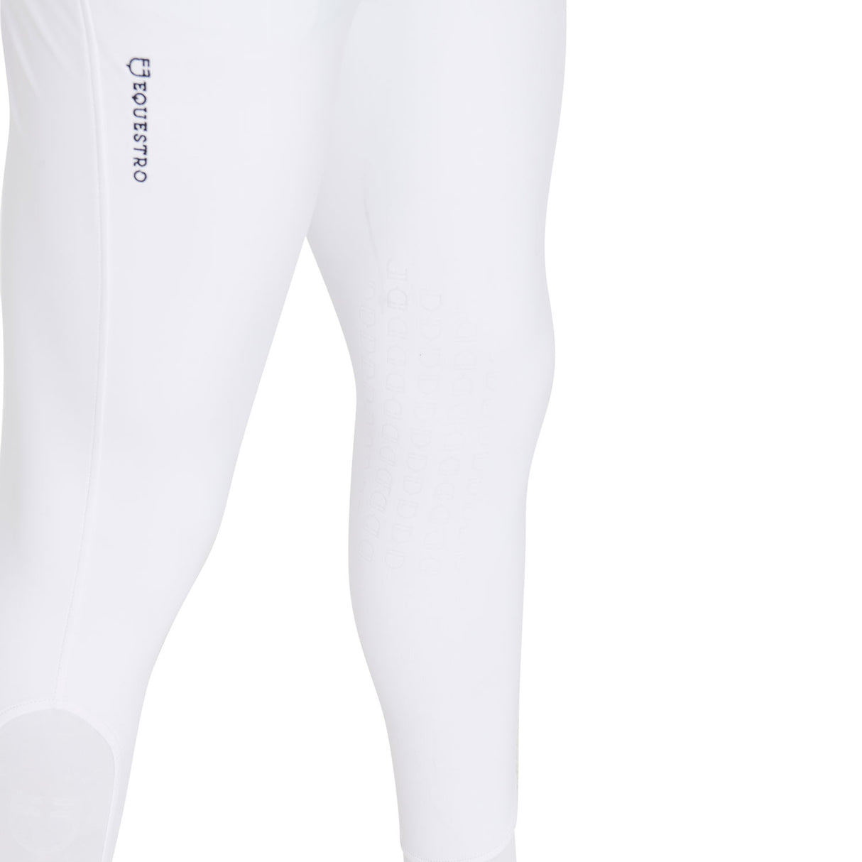 Equestro Men's Slim Fit Grip Breeches With Logo