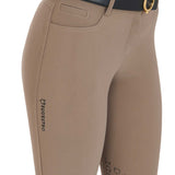 Equestro Women's Slim Fit Grip Breeches With Logo