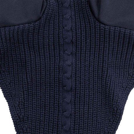 Equestro Meshing Fly Veil With Drawstring At The Noseband #colour_blue