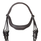 Soft leather stitched bridle