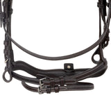 Soft leather stitched bridle