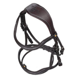 Soft leather stitched bridle