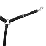 Anatomical leather breastplate with removable martingale