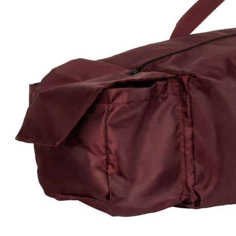 Equestro Travelling Boots Set And Tail Guard With Rubber Patch #colour_burgundy
