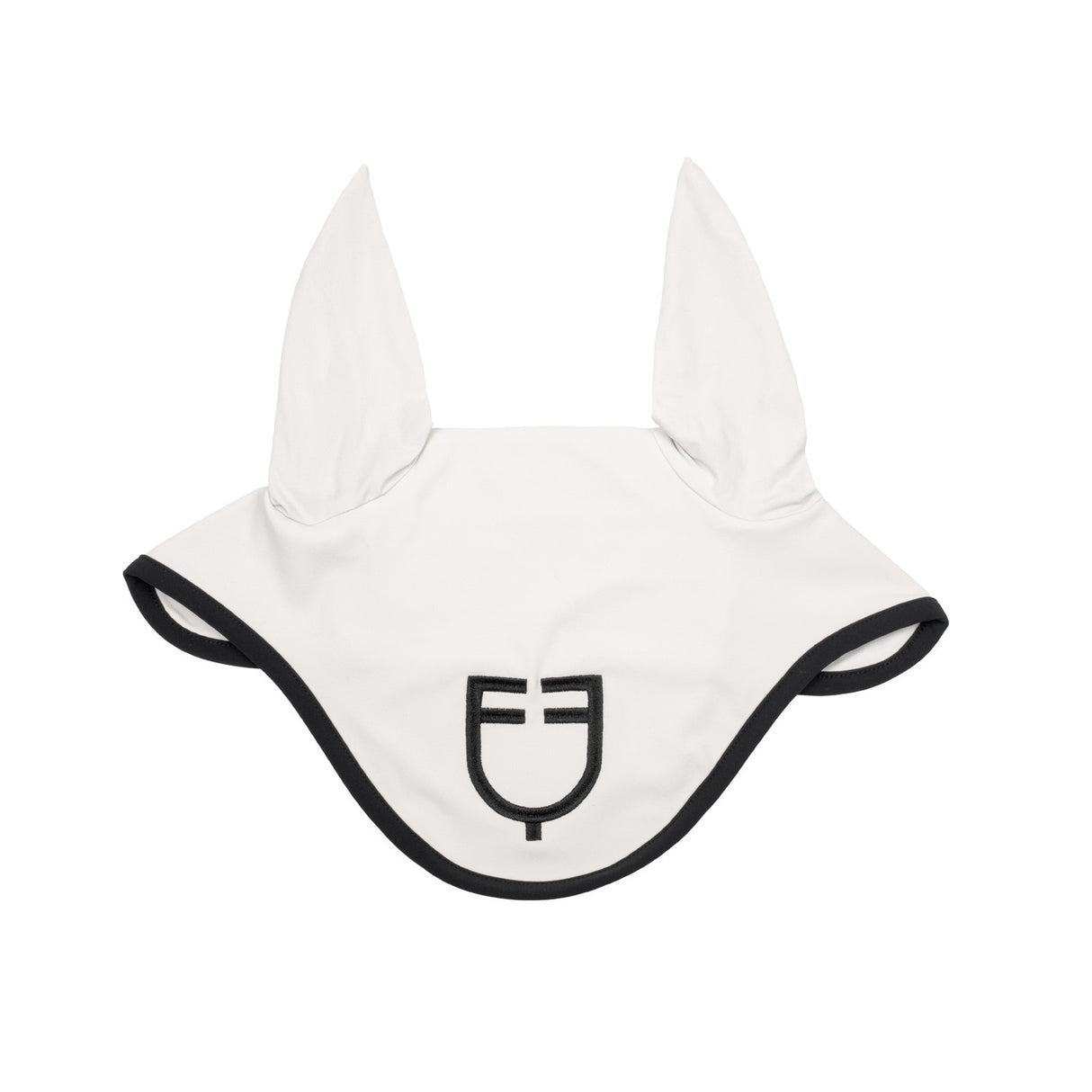 Equestro Black Line Edition Fly Veil In Stretch Material