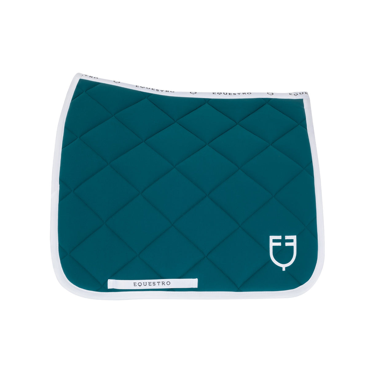 Dressage saddle pad with diamond quilting